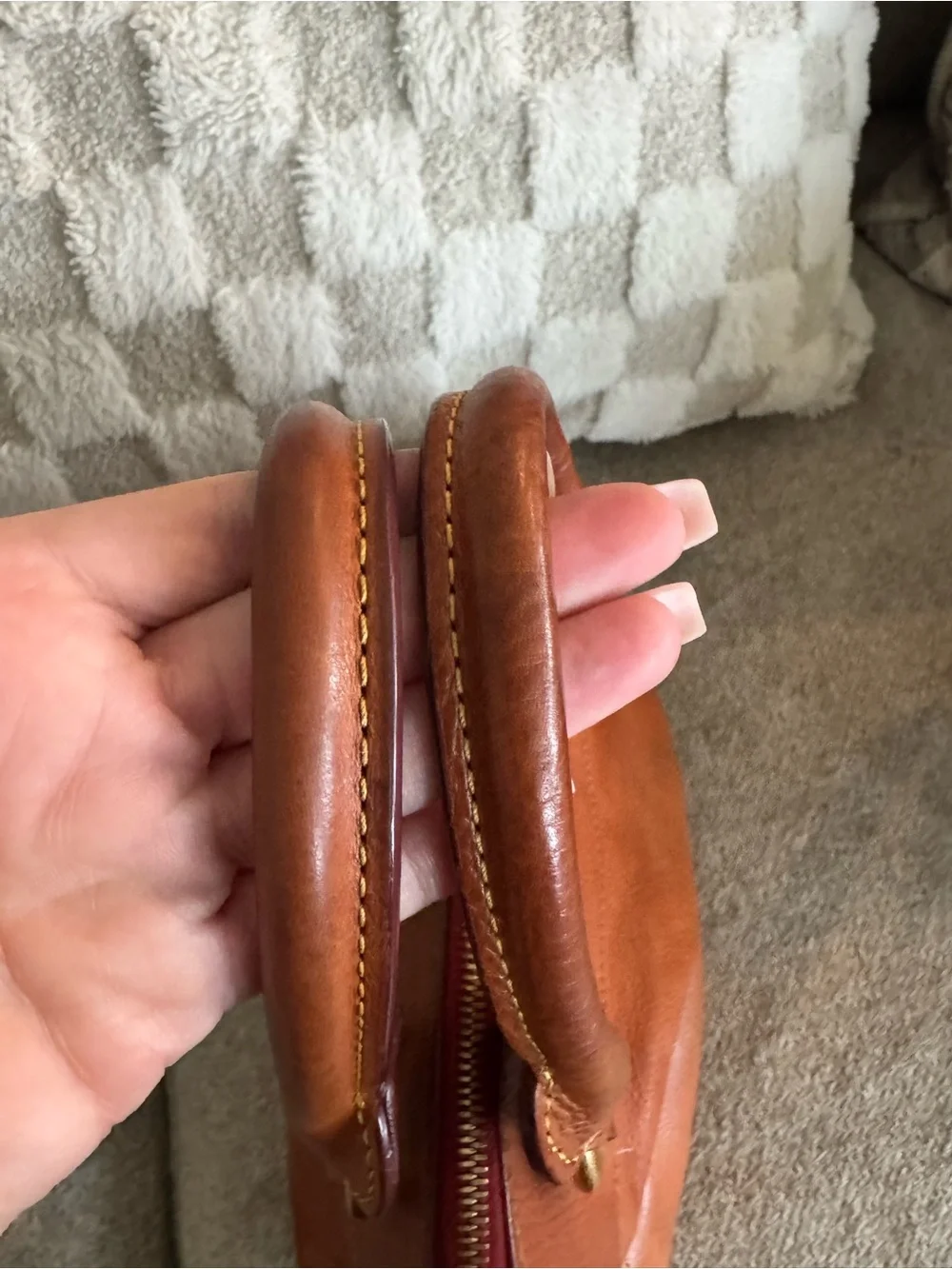 Dooney & Bourke Brown Leather Satchel - Cameron satchel